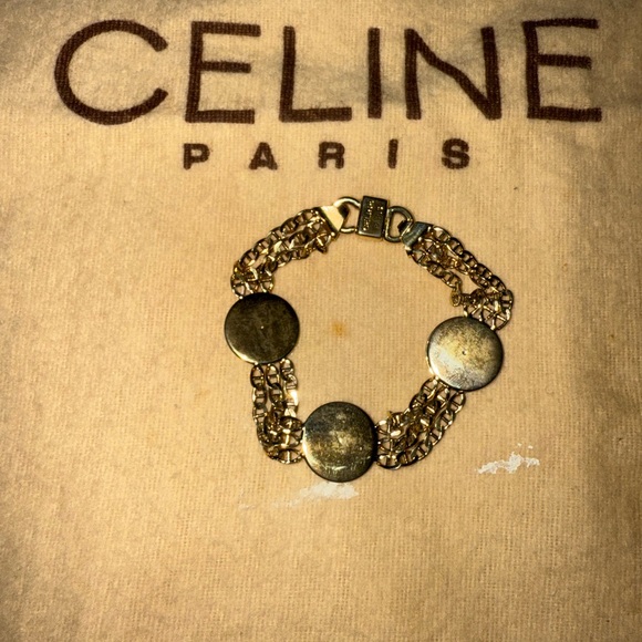 Preloved Celine vintage bracelet great condition has some color tarnish size 7” - Picture 6 of 7